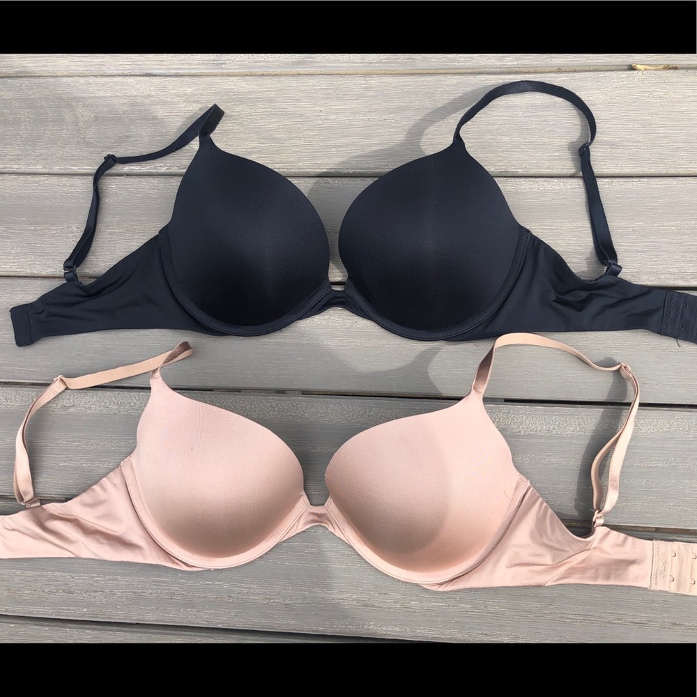 Lot of 2 Soma Ravishing Plunge Push Up Bras - 32D